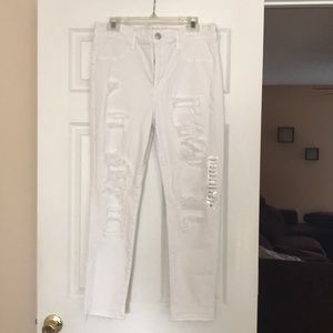 High rise jegging crop